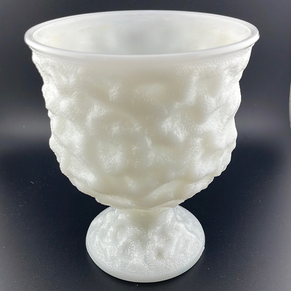 Vintage E.O. Brody Milk Glass